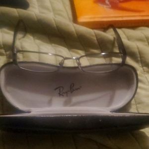 RayBan glasses and case
